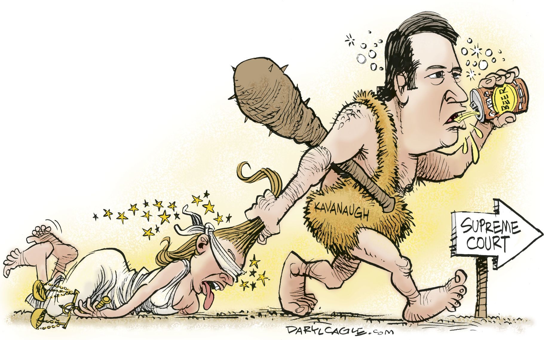 Kavanaugh confirmation cartoon